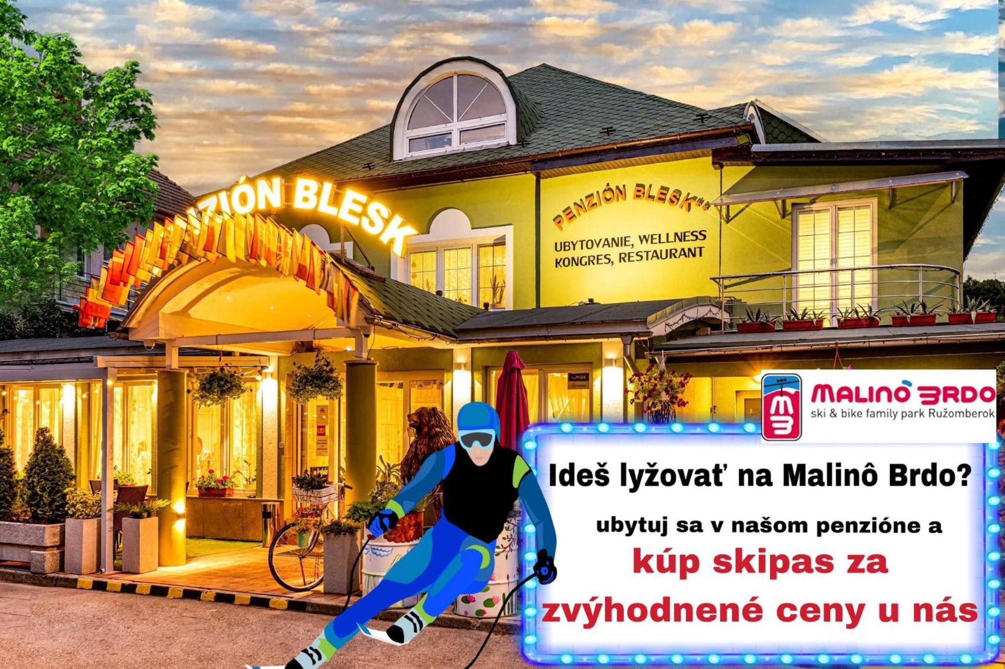 Penzion Blesk Ruzomberok Ngoại thất bức ảnh